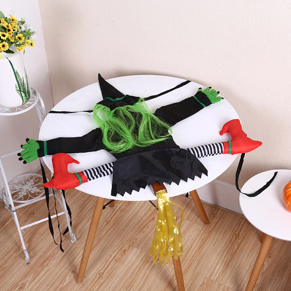 

Halloween Witch Decor Props Lightweight Durable Outdoor Tree Hugging Scene Setup Cartoon Festive House Yard Party Bar Garden