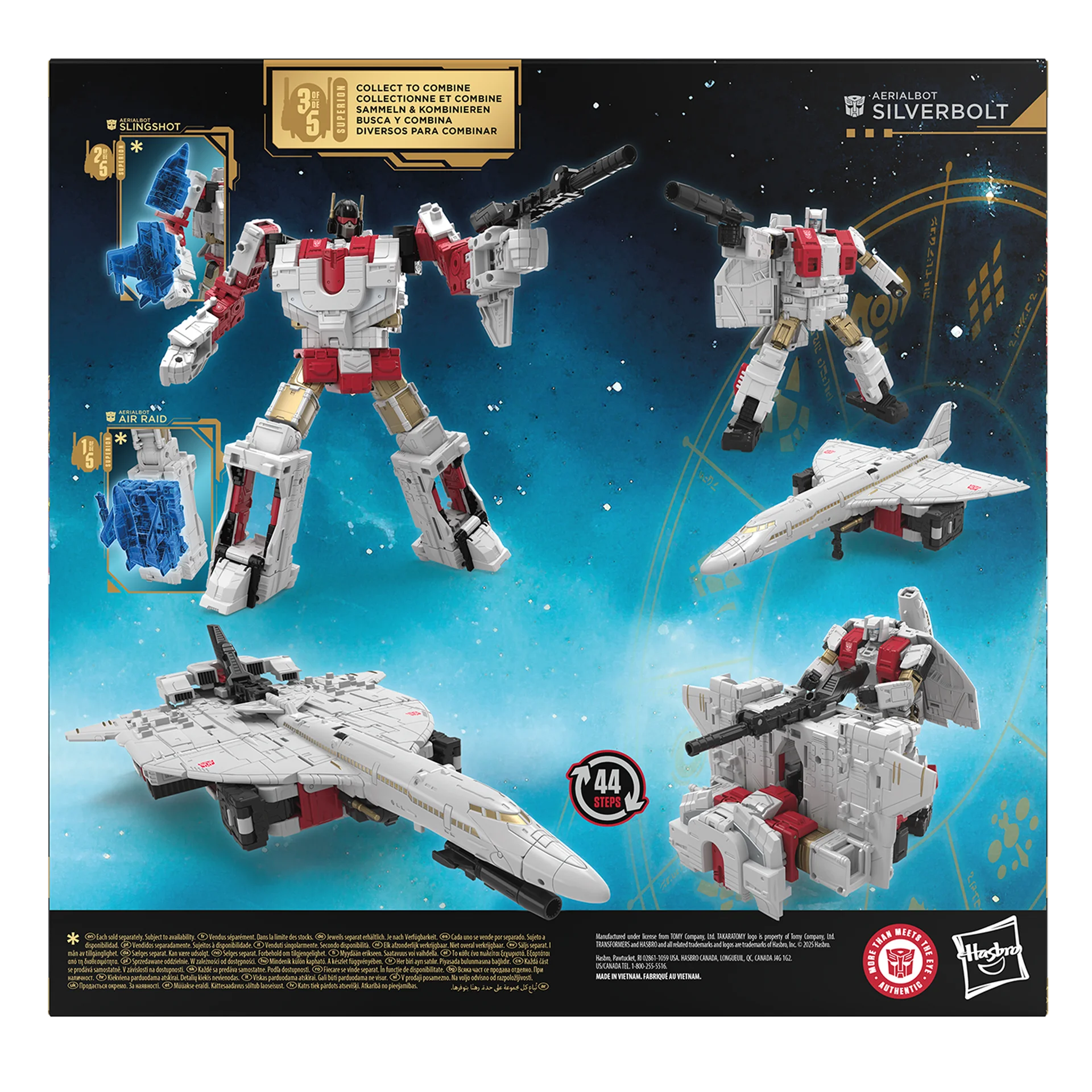 Hasbro Transformers Age of The Primes Commander Class Aerialbot Silverbolt Action Figures Christmas Gift Model Toy Anime