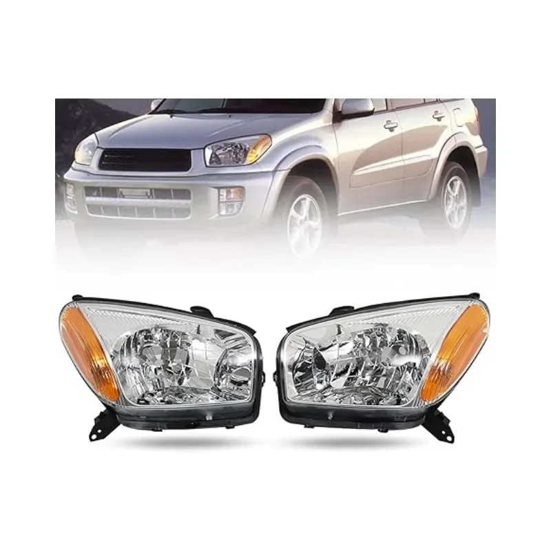 

1 Pair 2X Headlight Head Light for Toyota Rav4 2001 2002 2003 Without Lamp