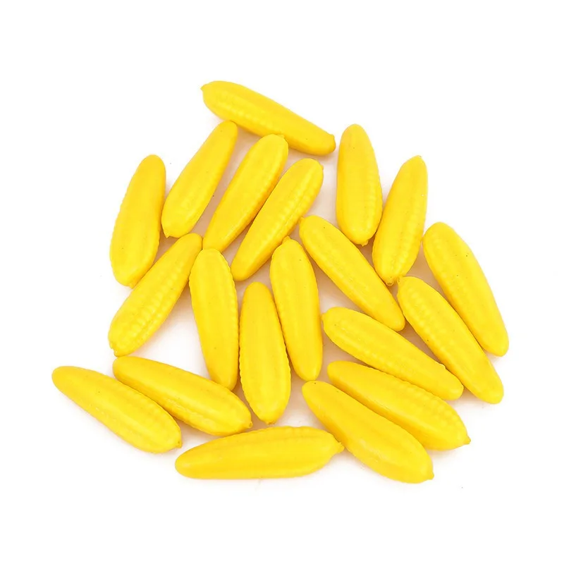 20PCS/Pack Simulated  Corn Miniatures Fake Mini Foam Models DIY Handicraft Window Layout Display Materials Photography Props ZYF