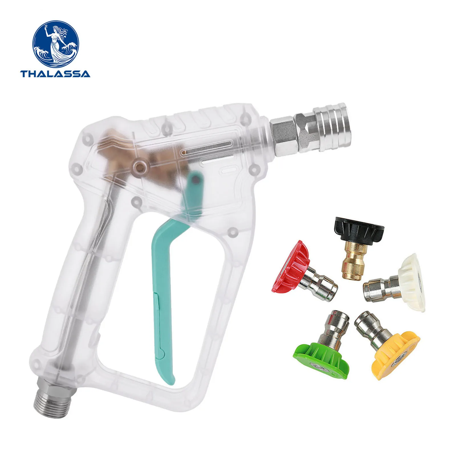 Transparent High Pressure Car Wash Gun 150bar, 1/4