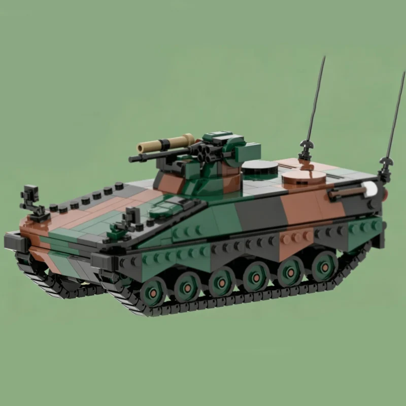 

1A3 Military Tanks Model MOC Building Bricks War Equipment Modular Technology Gifts Holiday Assemble Children Toys Suit