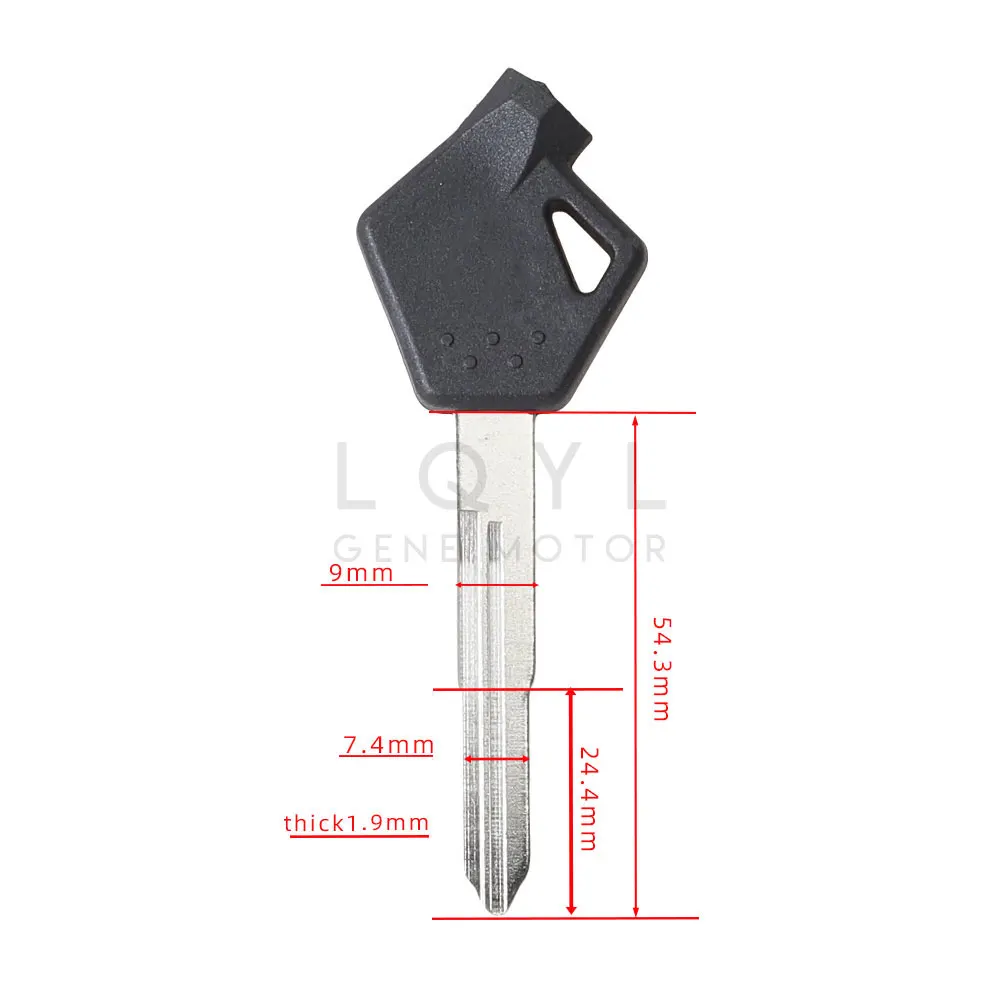 스즈키 칭기 UU UY 125 작은 돌고래 오토바이 키 배아용 오토바이 교체 공백 키, 6 개