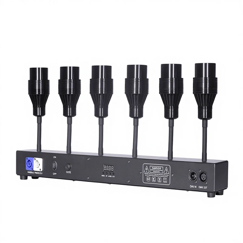 Sunart 6*15W LED Bar Wtih Zoom Beam Angle Adjustable Pin Spot Stage Effect Lighting Cold Warm Color Wall Washer