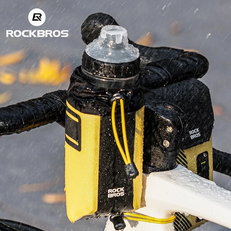 

Набор велосипедных сумок ROCKBROS: легкая водонепроницаемая сумка на руль, многофункциональная портативная сумка, комплект аксессуаров для велосипеда