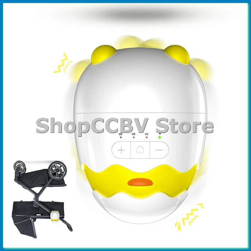 

Rechargeable Baby Rocker for Strollers,5 Vibration Speeds & 4 Timer Modes, Portable Bouncer with Memory Function-A50M