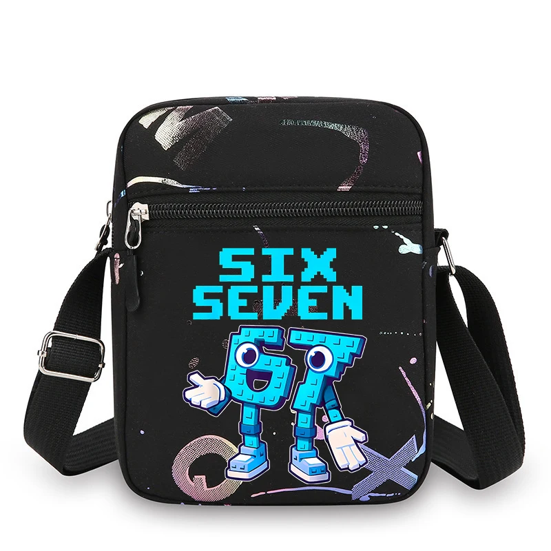 스틸 에이 브레인로트 싱글 숄더 백 애니메이션 67 식스 세븐 옥스포드 크로스바디 백 만화 전화 메신저 백 소년 소녀 크리스마스 선물