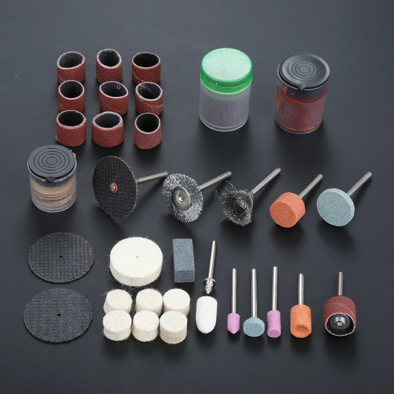 105 pz/set legno metallo stampo fai da te taglio lucidatura rettifica utensili abrasivi Kit di punte rotanti Set di accessori per utensili