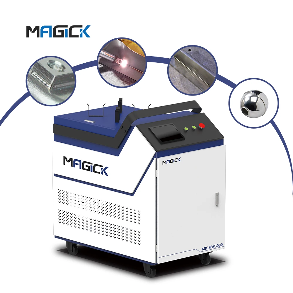 

MKLASER Good Price Laser Welder Handheld 1500w 3000w Laser Welding Machine 4 in 1