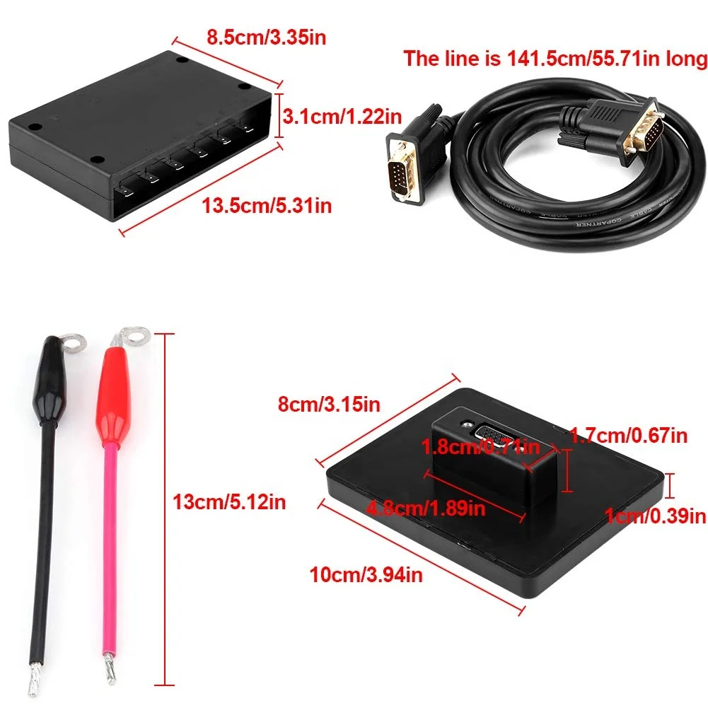 Hot Sale 12/24V Universal Switch Panel, 6 Gang Touch Screen Control Panel, LED Switch Panel for Car Boat