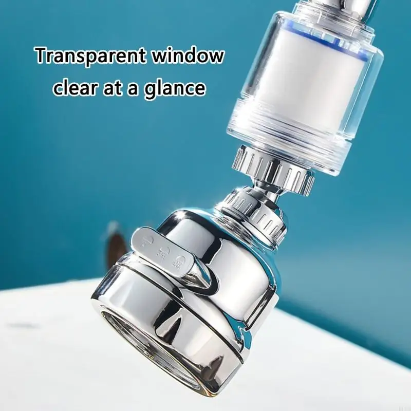 Not Splashing Water Purifiers Adapter 360 Rotating Faucet Sprays Head 3 Filter Type B03E