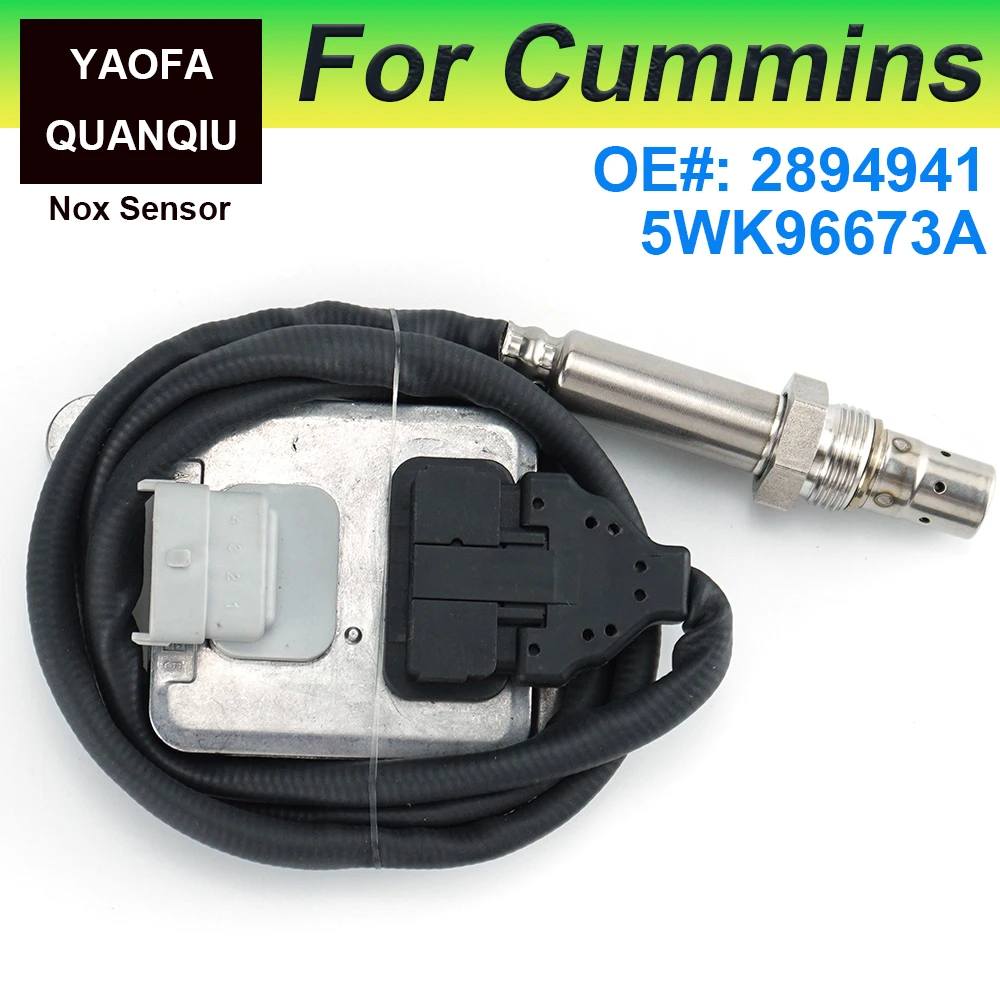 5WK96673A 2894941 3687334RX 3687334 Nitrogen Oxide NOx Sensor for Cummins ISX 6.7L FLD132 Cascadia Lonestar ProStar Gladiator