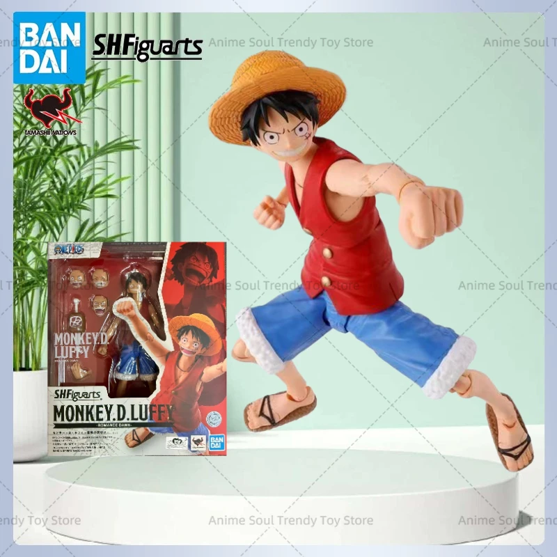 

В наличии Оригинальная фигурка Bandai SHF One Piece Monkey D. Луффи, коллекционная игрушка из серии «Рассвет приключений», подарок, AS