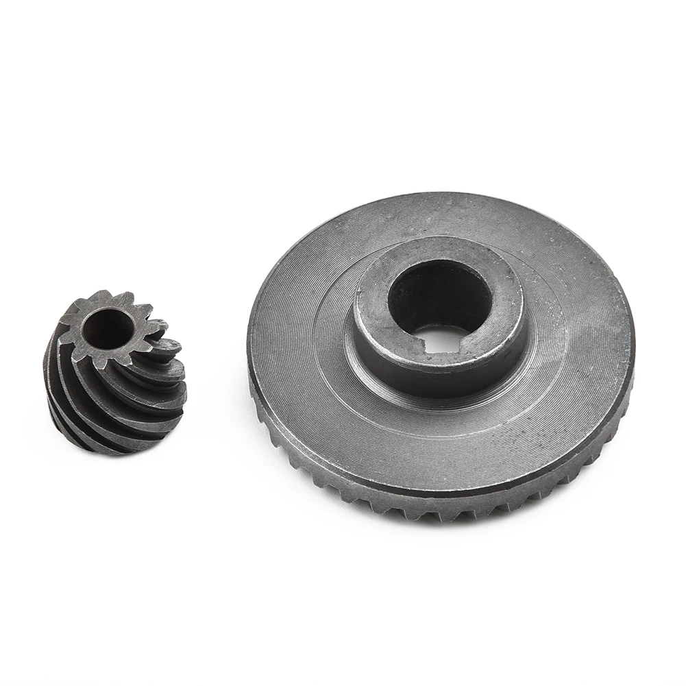 ชุดแหวนเกียร์เกลียวแบบเปลี่ยนได้สำหรับเครื่องเจียร์มุม สีเงิน อุปกรณ์เครื่องมือสำหรับงานซ่อม 2 ชิ้น สำหรับรุ่น 9553 อุปกรณ์เสริมโลหะ