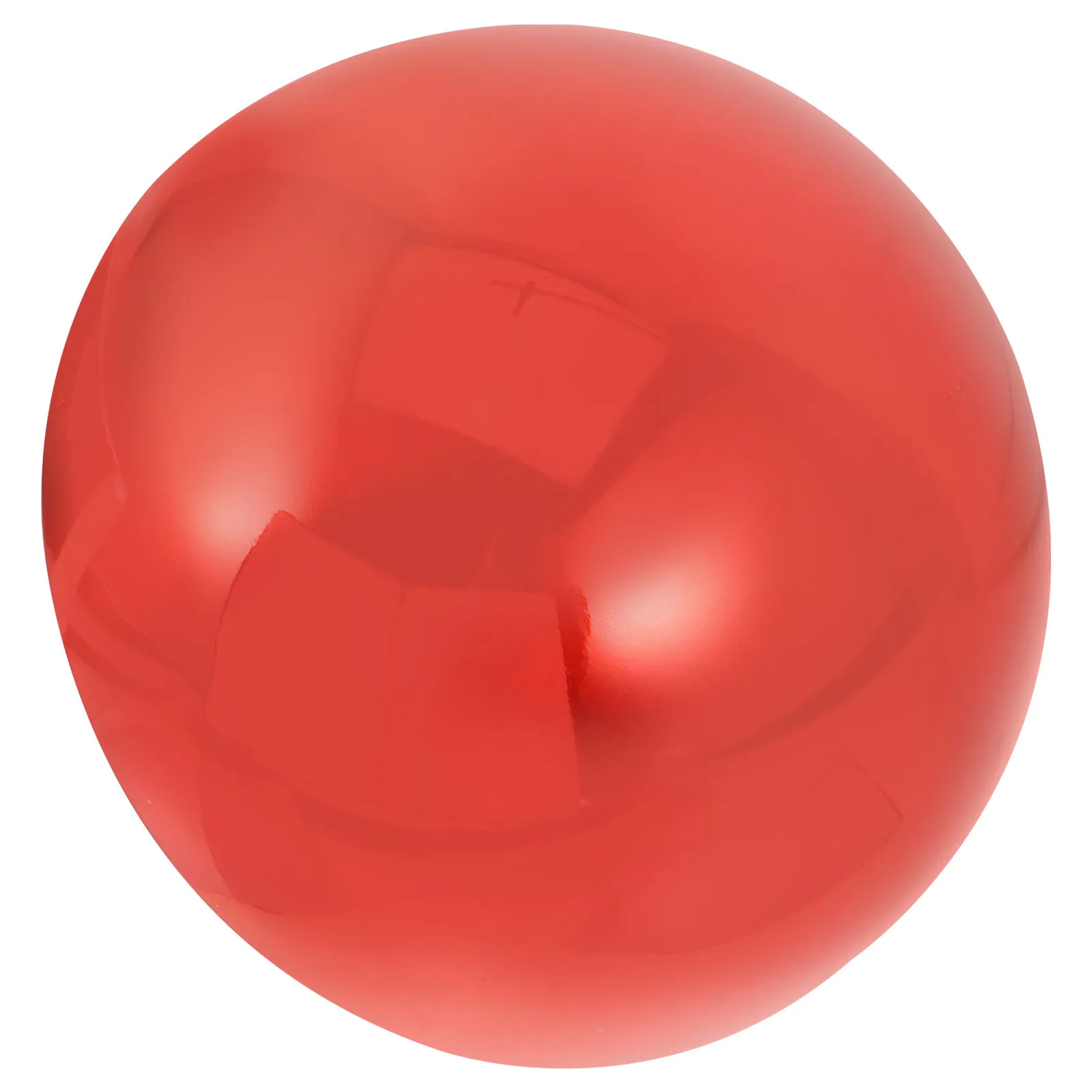 

Decorative Ball Stainless Steel Red 150mm Gazing Half Gazing Half Ball Globe Garden Home Mirror Spheres Reflective