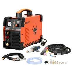 HEROCUT 55Amps Pilot Arc Plasma Cutter CUT55P Pilot Arc 220V Plasma Cutting Machine,Max Cutting Thickness 16mm