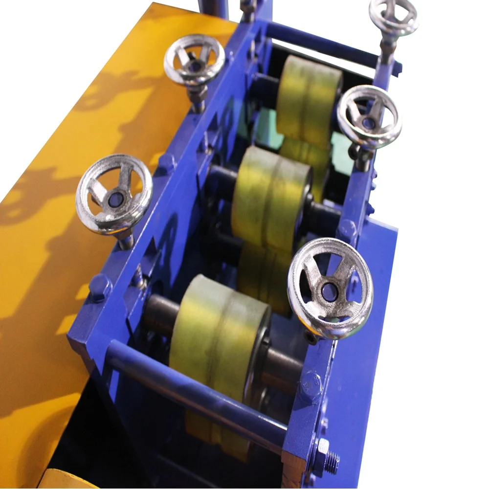 Foshan Automatic Decorative square Pipe Embossing Machine Threading Machine for Low Investment High Profit Business