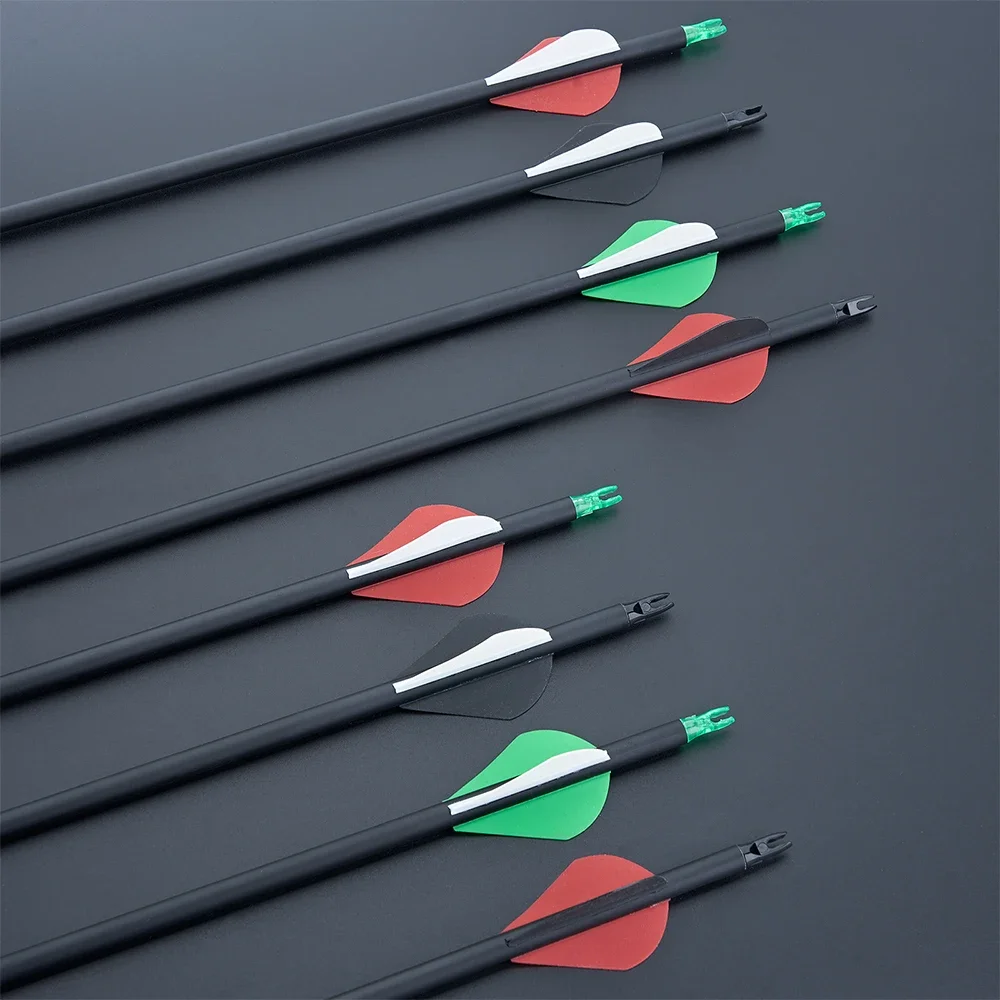 

Carbon Arrow 28inch With Replaceable Arrow Tip ID 6.2mm Spine 500 For Archery Shooting Accessories