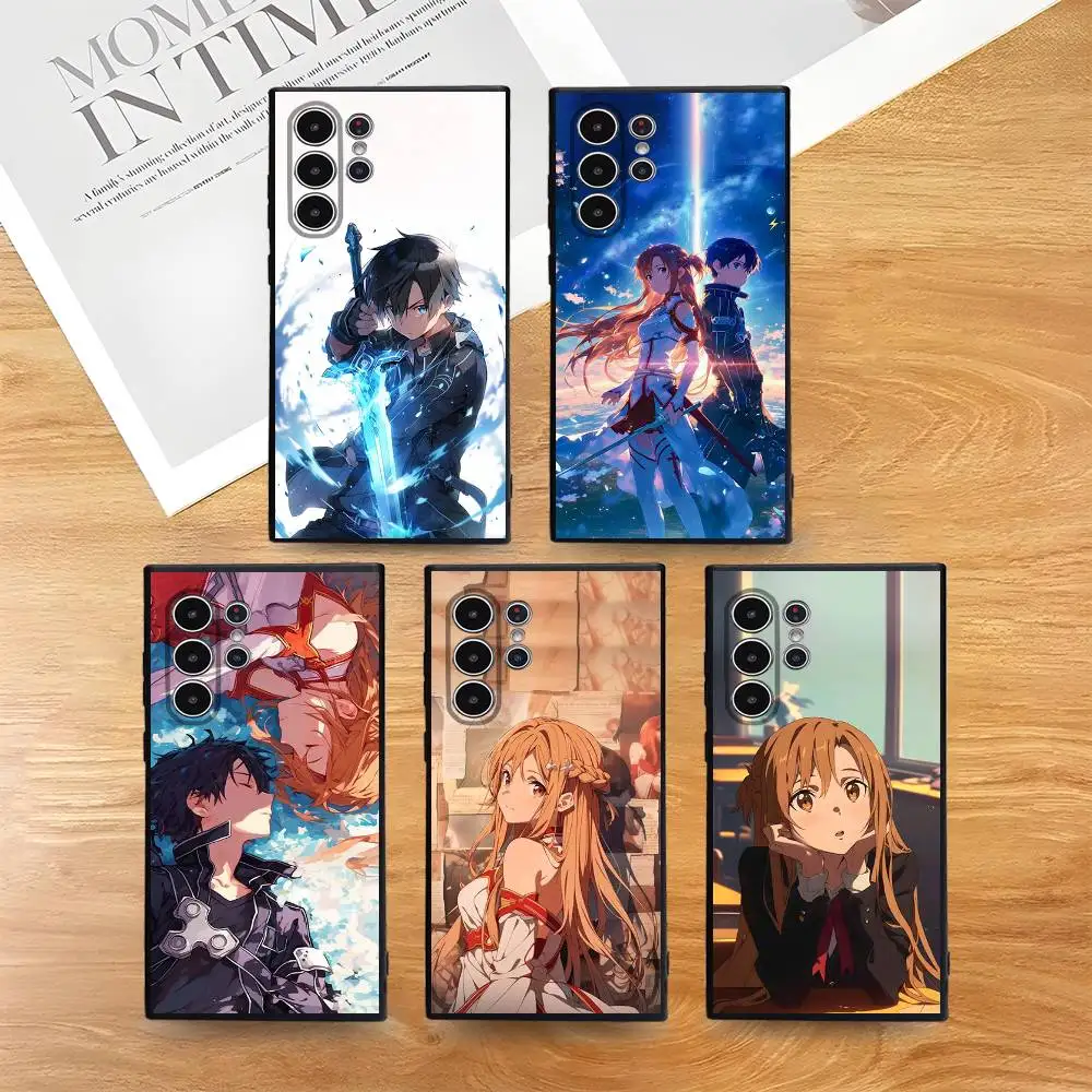 S-Sword Art O-Online Phone Case For Phone S Series S21 S22 S23 S24 S25 FE Plus Ultra TPU Soft To Skin-friendly Case