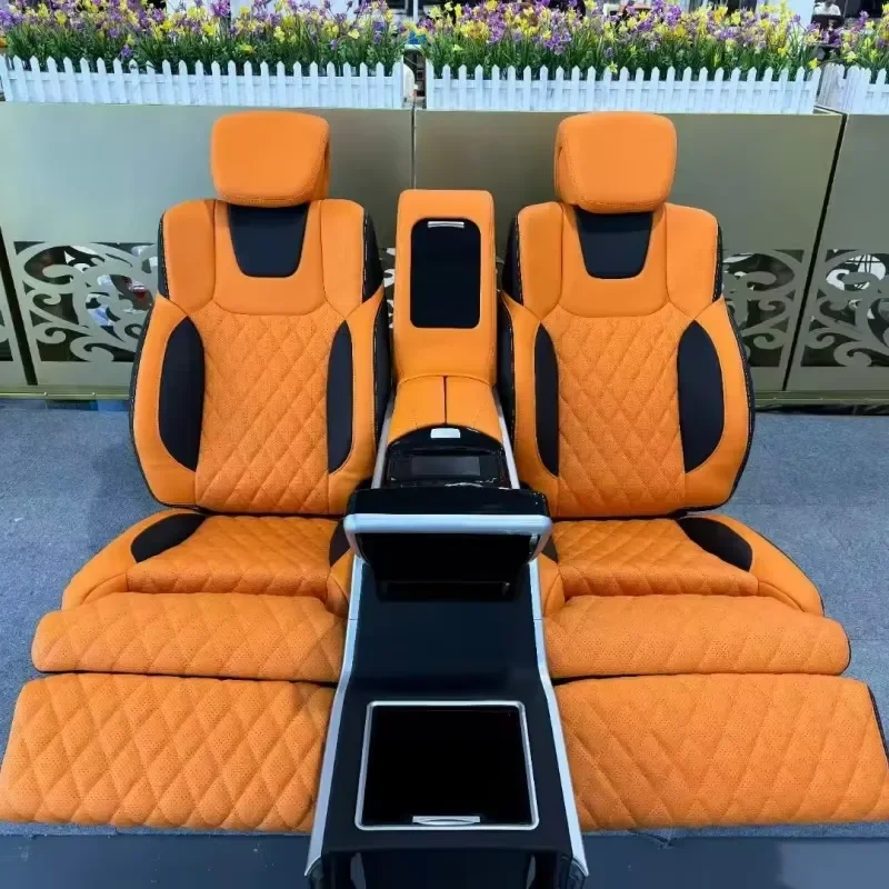 Land Cruiser Lc200 Lc300 New Design Vip Captain Rear Seat With Electric Leg Support and Headrest Interior Accessories