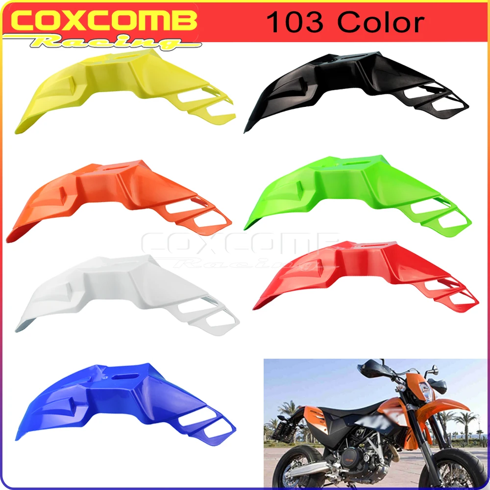 For Kawasaki Honda KLX KLR KX KSR 110 125 150 250 400 450 650 Dirt Bike Front Fender Mudguard Enduro Plastic Hugger Splash Cover