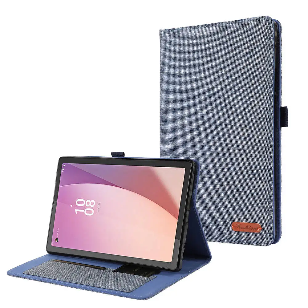 

For Lenovo Tab M9 TB-310FU Case Cloth TPU Solid Flip Protective Case For Lenovo Tab M9 M 9 9'' Tablet Cover