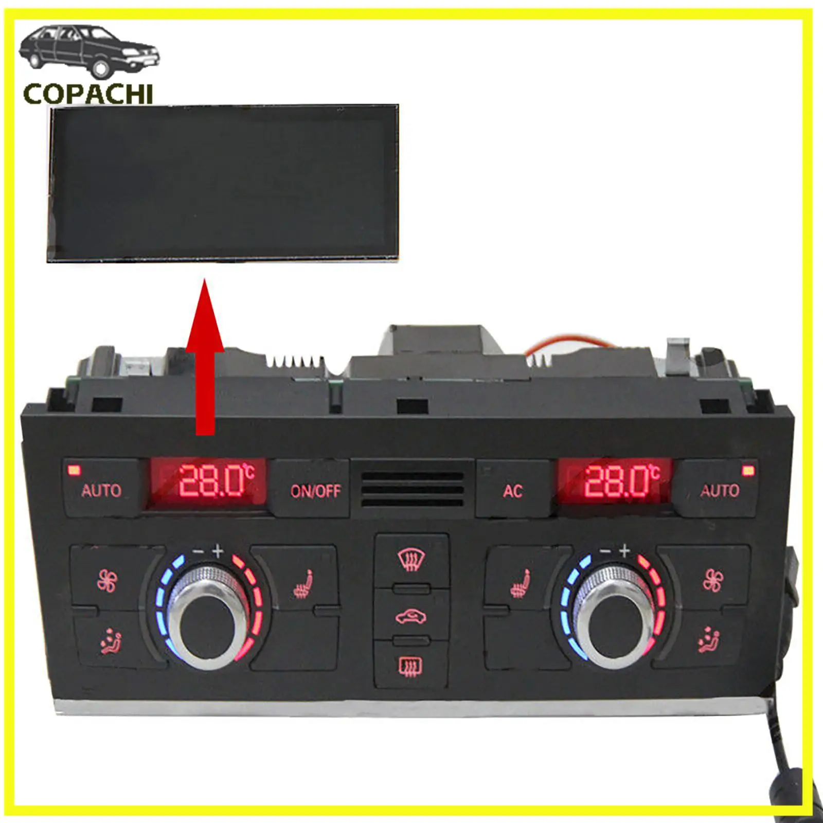 

Air Conditioning Panel Unit LCD Display Screen Pixel Repair Instrument Cluster For Audi A6 (4F)/Q7 (4L) 05-12 Car Interior Parts