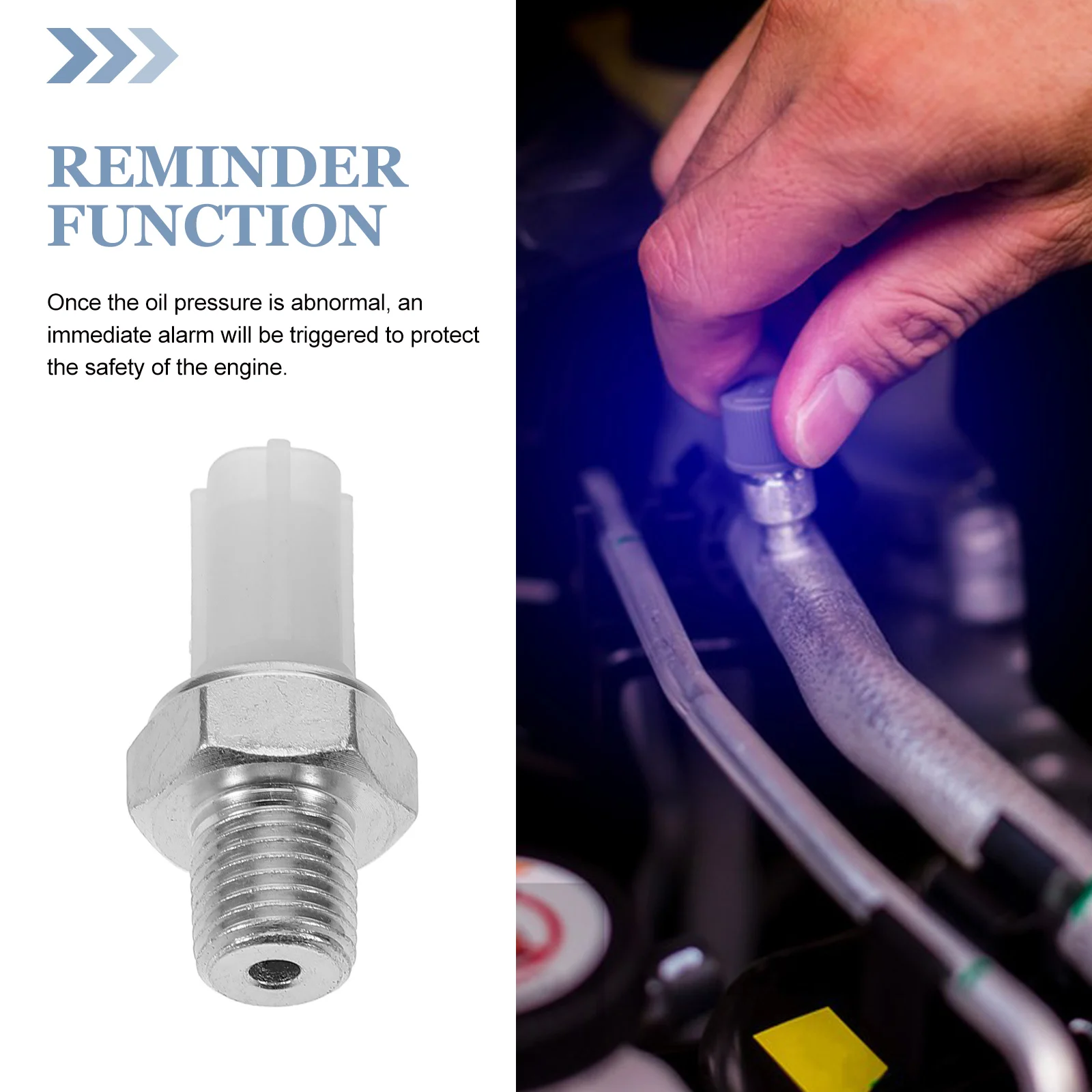 

Sensor Metal Auto Engine Sensor For Car Pressure Transducer Reliable Oil Sending Unit For Engine Oil Pressure Switch High