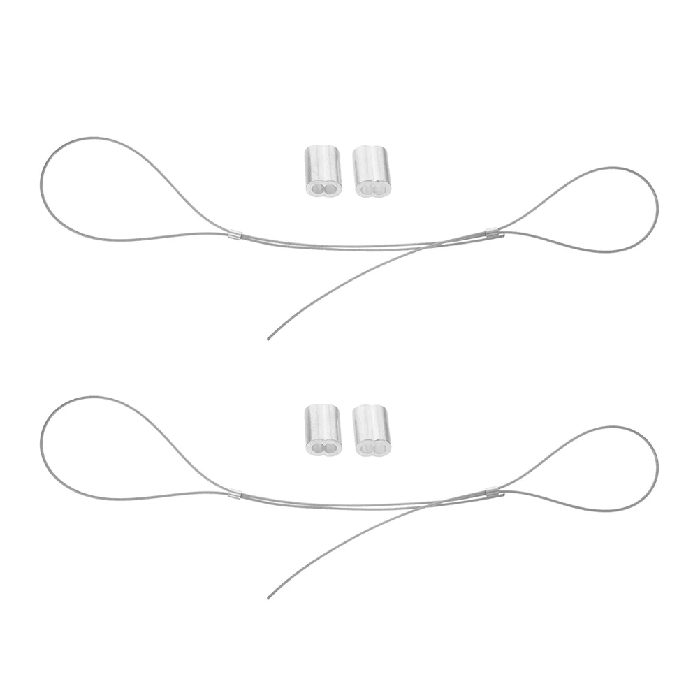 2Pcs 농구 네트 스트링 고정 코드 프레임 스레딩 스틸 와이어 교체 후프 네트 장수 팀 스포츠