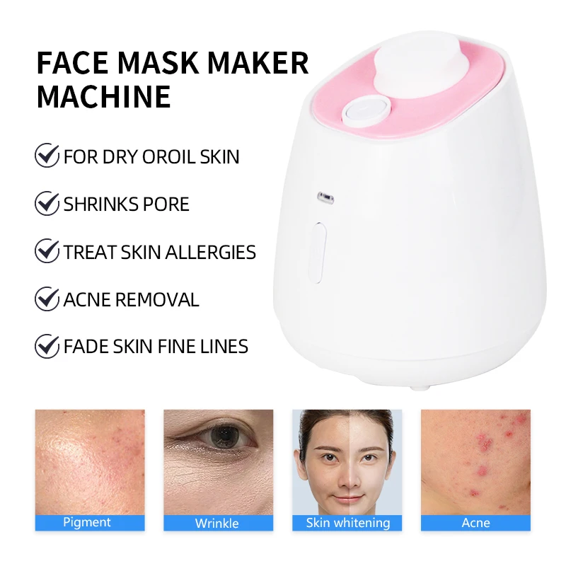 Skin Care Self-Make Natural Fruit Face Mask Machine DIY Vegetable Juice Automatic Mask Maker Home Use Beauty Salon Mask Device