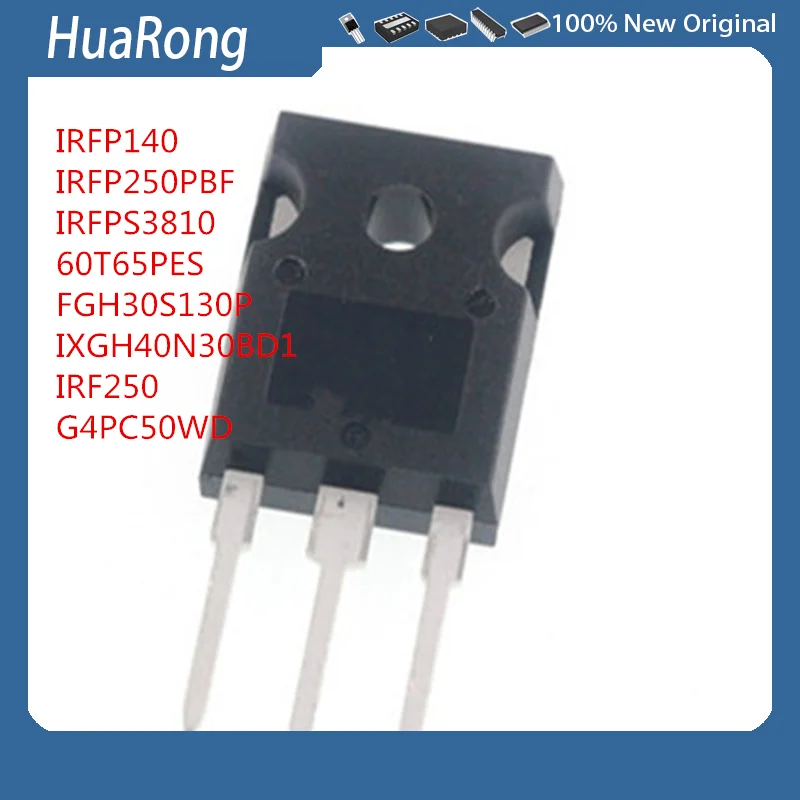 5Pcs/Lot   IRFP140    IRFP250PBF    IRFPS3810    IXGH40N30BD1     G4PC50WD   TO-247