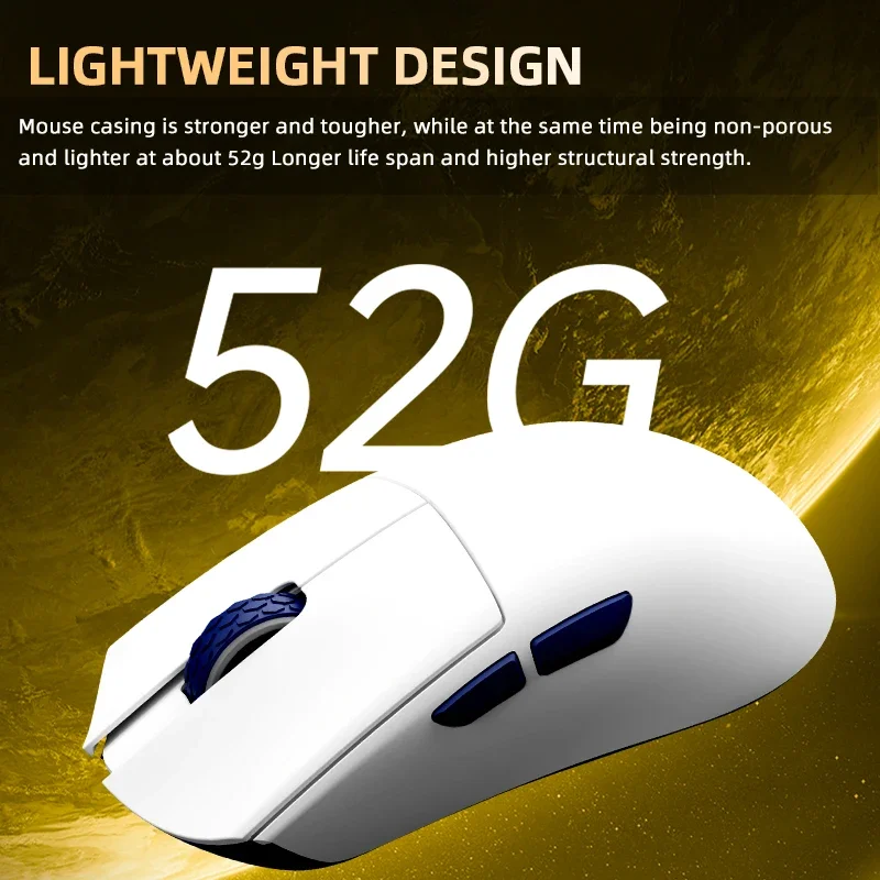 Darmoshark M3SMAX 8K Draadloze Bluetooth Gaming Muis 8 Toetsen PAW3950 30KDPI Nordic52840 Ergonomische Computer Muizen Gamer Elektronica