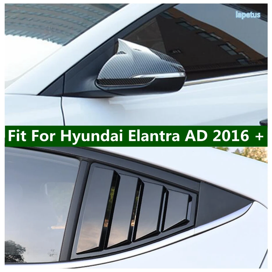 

Rearview Mirror Protector Shell Rear Window Louvers Scoops Spoiler Cover Trim For Hyundai Elantra AD 2016 - 2020 Car Accessories