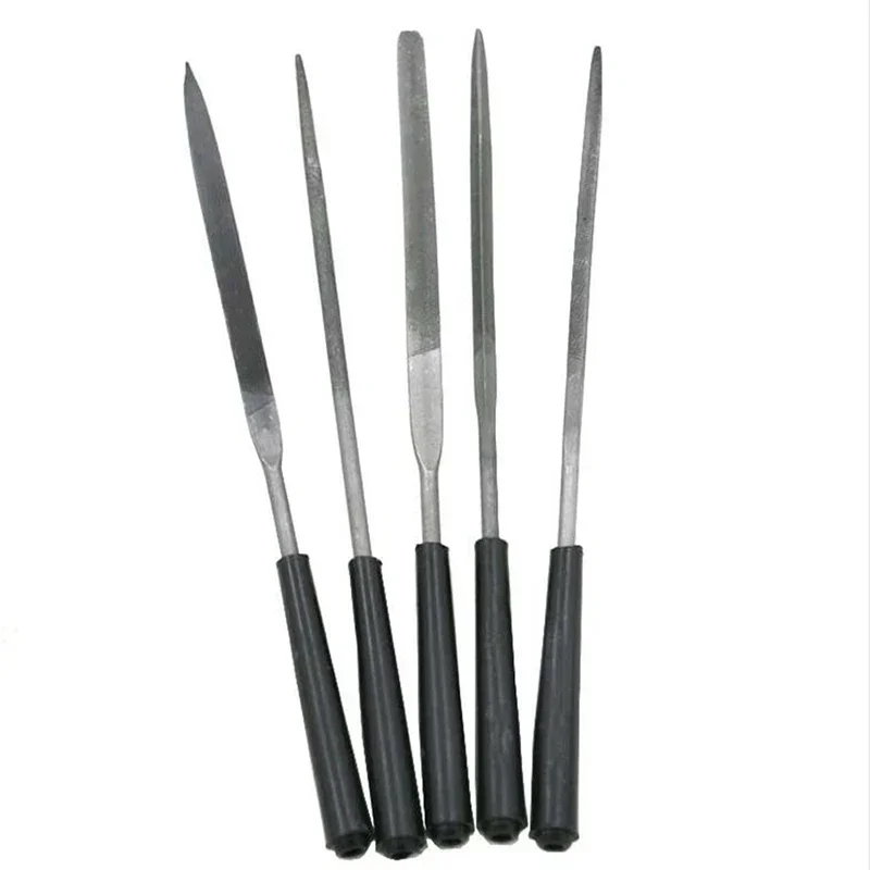 5pcs/set 140/180mm Metal File Mini Assorted Rasp Diamond Needle File set Repair Tool Jewelry Wood Grinding Hand File Tools