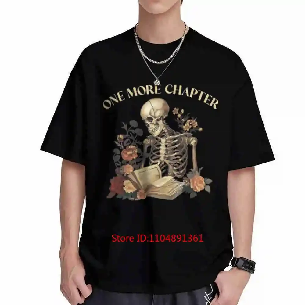 Book Lover One More Chapter Bookish Short Sleeve Tee 100% Cotton T-Shirt
