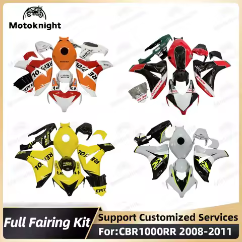 For HONDA CBR1000RR 2008 2009 2010 2011 Best Unique Fairing Kit CBR 1000RR Motorcycle Accessories 100% Injection Fairings