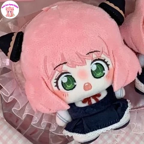 10 cm Anime SPY×FAMILY Anya Forger carino peluche bambola di cotone peluche ciondolo zaino portachiavi giocattoli regali di Natale