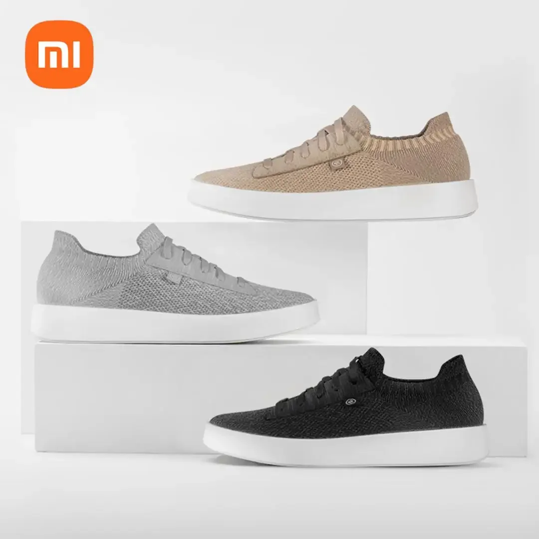 

xiaomi mijia FREETIE Citywalk board shoes high elastic flying woven upper,PU perfusion one molded sole lazy shoes