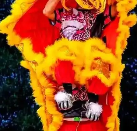 ウール爪獅子舞シューズコスプレ中国子供少年少女子供民芸品南方学校ステージペア誕生日プレゼントハロウィン