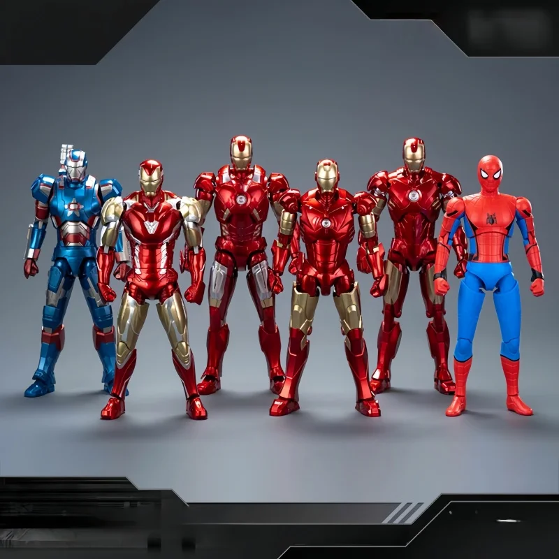 

Authentic Infinity Saga 1/12 Blind Box Assembly Iron Man Figurine Blind Box Cute Birthday Gift Decoration For Boys' Toy
