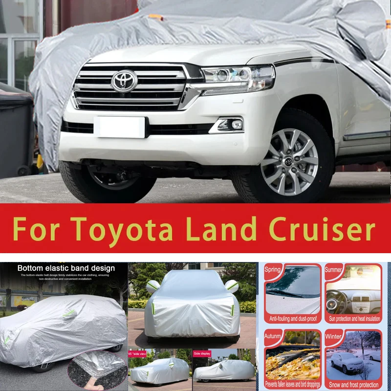 

For Toyata Land Cruiser Outdoor Protection Full Car Covers Snow Cover Sunshade Waterproof Dustproof Exterior Car accessories