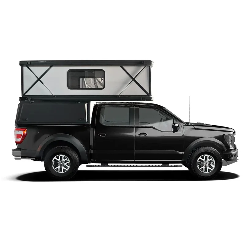 High Quality 2-Person Waterproof Foldable Aluminum Hard Shell Rooftop Tent Exterior Parts for Off-road Vehicles