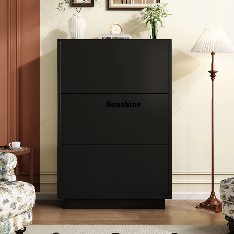 Slippers Vertical Shoe Cabinet Organizer Storage Mobile Display  Luxury Shoe Shelf Box Archivadores Entrance Furniture
