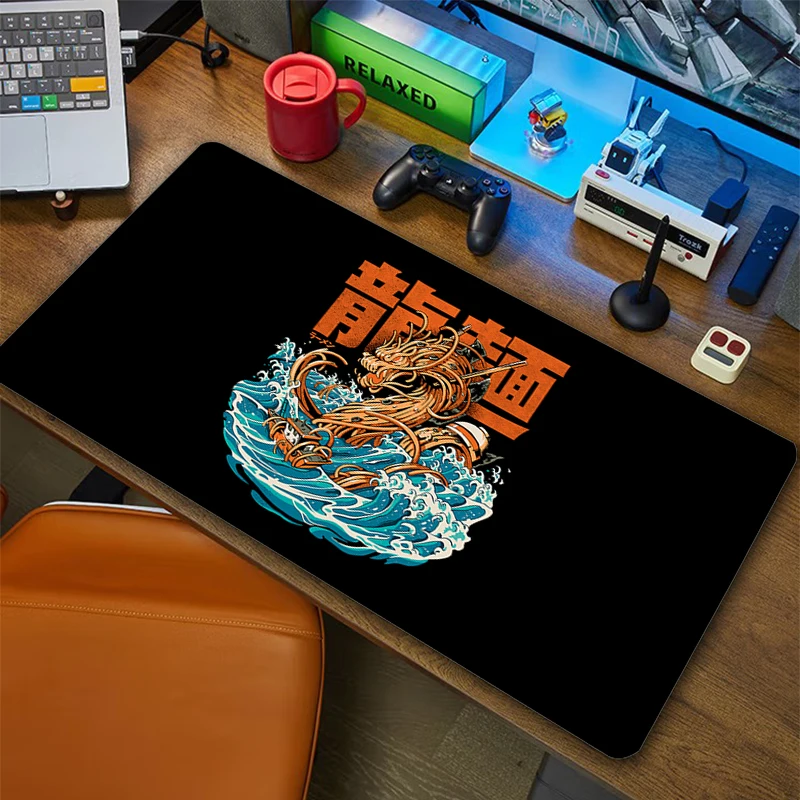 

Original Dragon Mouse Pad Grande Gaming Cartoon Noodles Mousepad Manga Mouse Mat Gamer Keyboard Pads XXL 900x400mm Mousepads