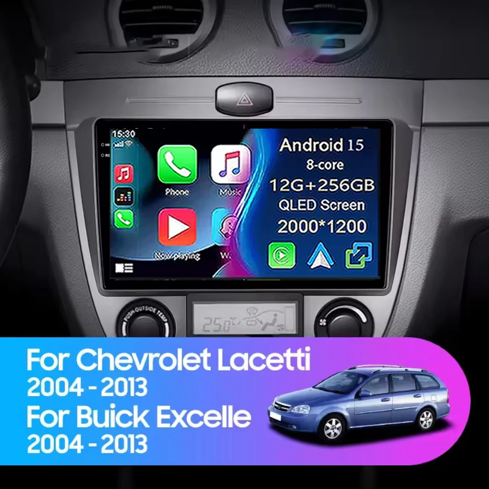 

2K For Chevrolet Lacetti J200 2004 - 2013 For Buick Excelle Hrv 2004 - 2013 Car Radio Multimedia Video Player Navigation stereo