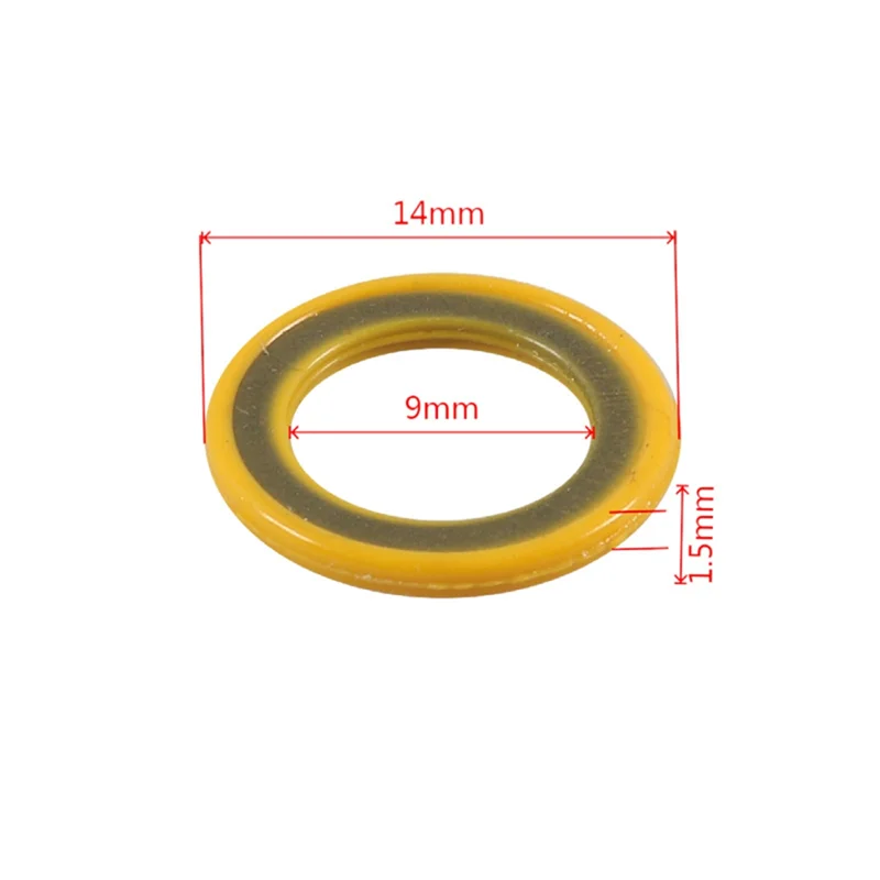 ABXN-10Pcs 26-830749 علبة التروس التشحيم النفط قابس التصريف غسالة طوقا ل ميركوري البحرية Mercruiser موتور اكسسوارات للقوارب