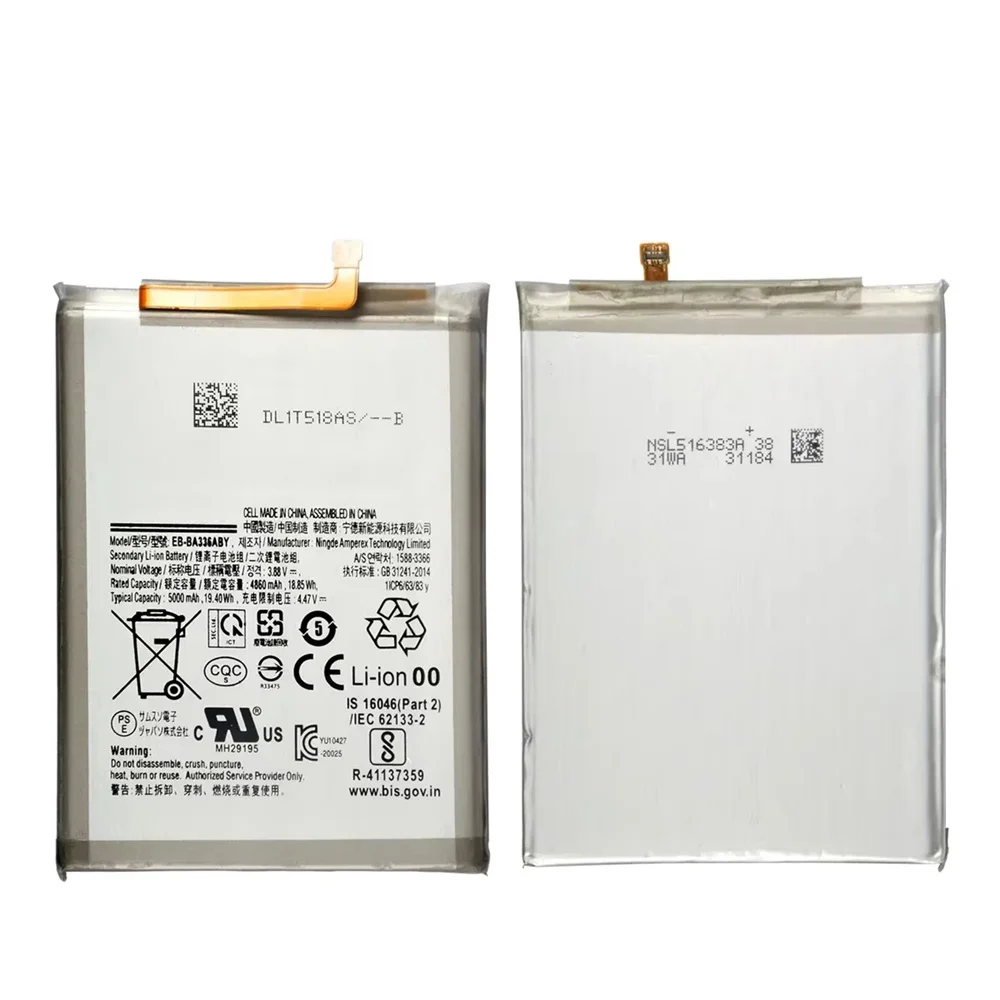 Genuine 5000mAh Battery EB-BA336ABY EB-BA336ABS  EB-BA536ABY for Samsung Galaxy A53 SM-A5360 A5360 A33 5G +Tools