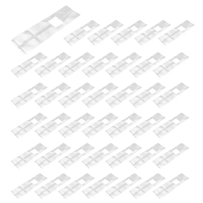 Y50A-250Pcs PVC Mushroom Spawn Grow Bag Substrate Clear Bags High Temp Pre-Sealable