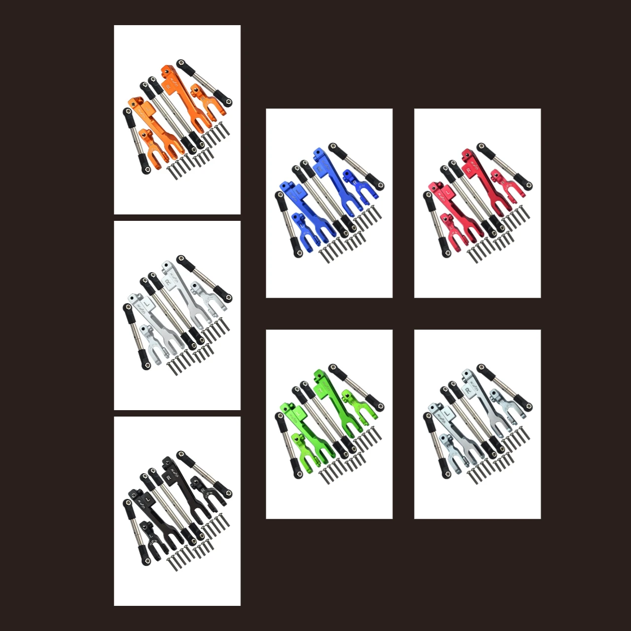 

Алюминиевый передний и задний стабилизатор поперечной устойчивости GPM и рычаг из нержавеющей стали для TRAXXAS 1/7 Unlimited Desert Racer