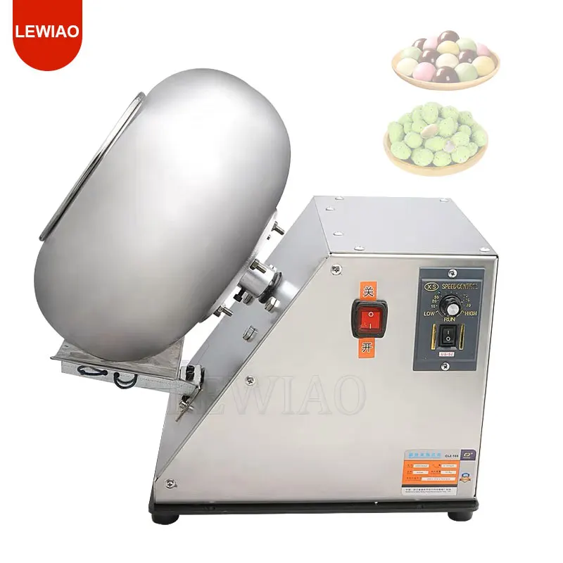 Gummy Jelly Candy Sugar Coated Machine Chocolate Beans Pill Polishing Coating Machine